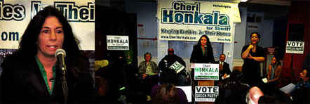 Housing right leader wants to Be 'The People’s Sheriff' in Philadelphia, USA, february 2011