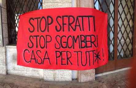 Italia, 10 ottobre 2014, Terza Giornata Sfratti Zero