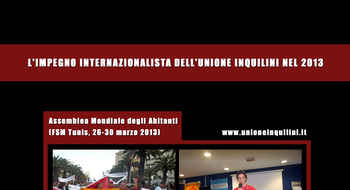 L’attività internazionalista dell’Unione Inquilini, convergenze e solidarietà