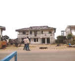 One of the De-roofed  buildings in Njemanze Street, Port Harcourt, november 2009