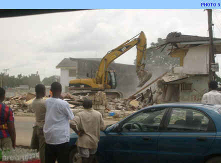 Photo-Report on Njemanze Street demolition