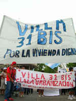 Villa 31 Buenos Aires, Movilizacion 14 diciembre 2007 (13).JPG