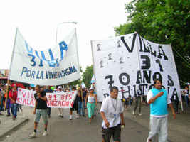 Villa 31 Buenos Aires, Movilizacion 14 diciembre 2007 (14).JPG