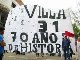 Villa 31 Buenos Aires, Movilizacion 14 diciembre 2007 (2).jpg