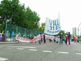 Villa 31 Buenos Aires, Movilizacion 14 diciembre 2007 (6).JPG