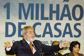 1 milhao de casas: Lula