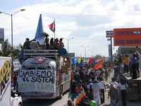 AIH presente en la Manifestación de Cancún contra la COP 16, MEJICO, diciembre 2010