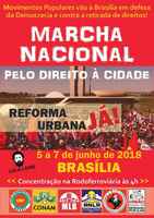 Brasilia, Movimentos de moradia realizam marcha nacional pelo direito à cidade e contra o desmonte da política de habitação