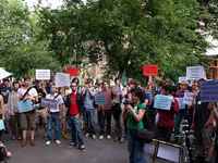 Budapest, Rally for the right to housing and against forced evictions, JUNE 2010