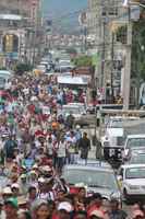 Chiapas, Marcha del Encuentro Chiapaneco en Unidad contra el Modelo Extractivo Minero 2012