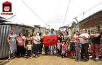 Guatemala, Jornada de solidaridad de la AIH con pobladores de Villa Nueva