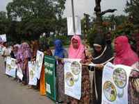 Human chain, Bangladesh 2