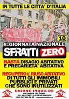 Italia, 10 ottobre sfratti zero