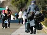 Japan homeless temporary worker