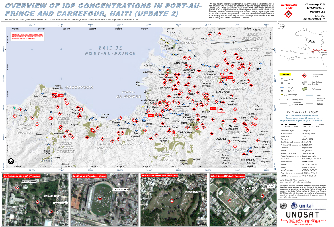 Overview Of Idp Concentrations In Port Au Prince And