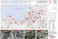 Overview of IDP concentrations in Port-au-prince and Carrefour, HAITI, enero 2010