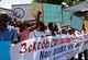 Port-au-Prince, Sit-in pour le droit au logement et contre les expulsions forcées