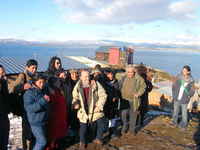 Recorrido del asentamiento La Bolsita en Ushuaia, ARGENTINA, noviembre 2009