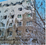 Russian Federation, An Iced and Frozen House in Irkutsk Still Shelters Five Families