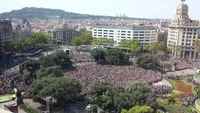 Solidarity of the inhabitants of the world against the terrorist attacks against Barcelona