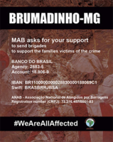 The Movement of People Affected by Dams in Brasil (@MAB.Brasil) need international support!