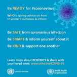 WHO, Coronavirus disease (COVID-19) advice for the public