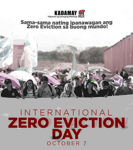 Zero Eviction Days  Philippines 2019