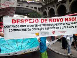 Despejo não, na marcha da abertura do FST