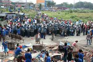 Resistance against evictions at Pasay City