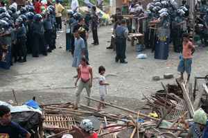 Resistance against evictions at Pasay City