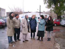 Barrio Ejercito de los Andes.Llegada delegaciòn