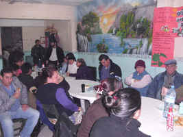 Visita al barrio Villa15 y al comedor Enhacore. Comedor Enhacore